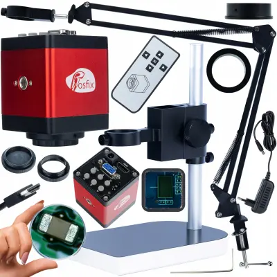 ROSFIX SET NOSILEC ZA DIGITALNI MIKROSKOP ODM-180X/100X + KAMERA DRACO RED PRO 2MP HDMI/VGA | C-MOUNT, 1080P, 60FPS
