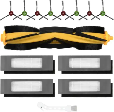 Komplet nadomestnih dodatkov, združljiv z Ecovacs Deebot N8 Series