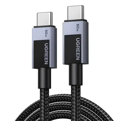 UGREEN KABEL USB-C NA USB-C 60W 2M PD ZA HITRO POLNJENJE TELEFONOV