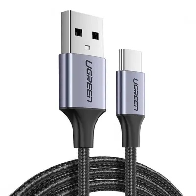 UGREEN KABEL USB NA USB-C 1M QC3.0 Z ALUMINIJASTIM VTIČKOM ZA TELEFONE DO 3A