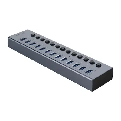 ORICO HUB 13X USB-A ZA RAČUNALNIKE S STIKALAMI ZA PRENOSNIKE WINDOWS MACBOOK