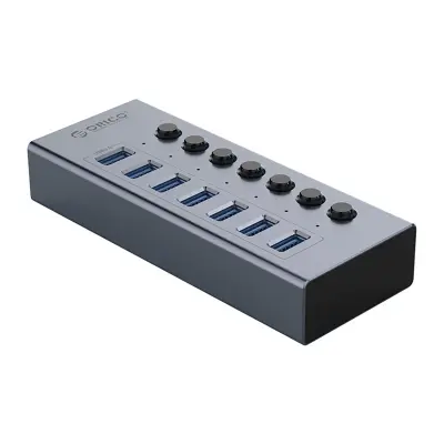 ORICO HUB 7X USB-A 3.0 ZA PRENOSNI RAČUNALNIK S STIKALI HITRO POLNJENJE