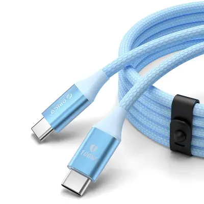 ORICO KABEL USB-C NA USB-C 1M 100W NAPAJALNIK ZA TELEFONE PRENOSNIKE 5A