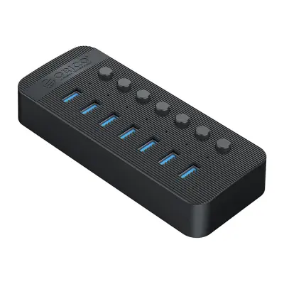 ORICO MULTIFUNKCIJSKI HUB 7X USB-A 3.0 S STIKALI ZA PC PRENOSNIK MACBOOK