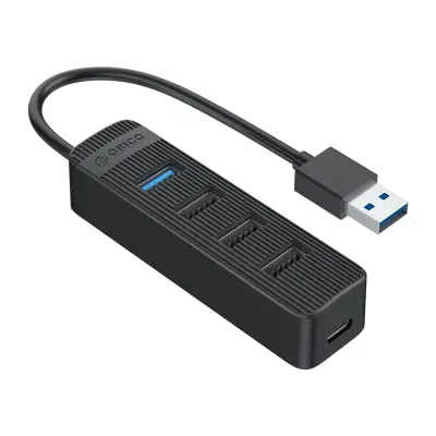 ORICO HUB 1X 3.1 3X 2.0 ZA PC Z USB-C 5V 3A IN HITRO NAPAJALNIKOM