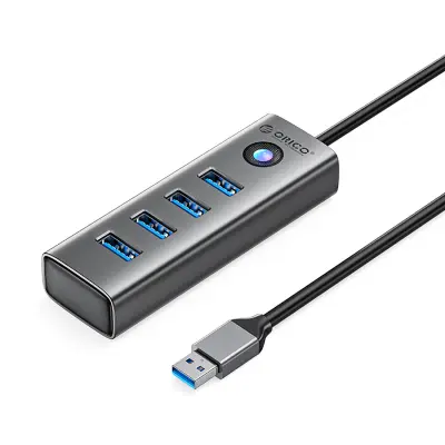 ORICO HUB PDD4U-U3 USB-A 3.0 ZA RAČUNALNIK 4X PRIKLJUČEK ZA PRIKLJUČITEV NAPRAV