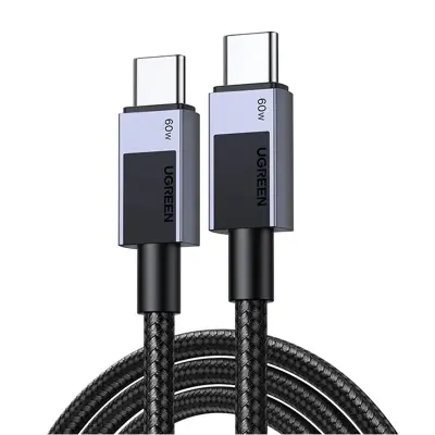 UGREEN KABEL USB-C NA USB-C 60W PD ZA PRENOSNIKE 1M HITRO POLNJENJE