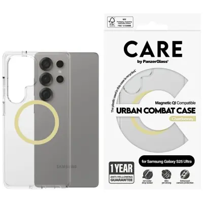 ETUI PANZERGLASS FLAGSHIP URBAN COMBAT CHARDONNAY ZA SAMSUNG GALAXY S25