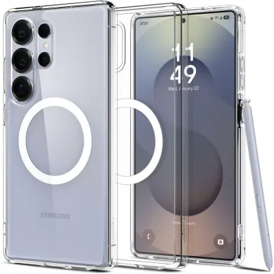 SPIGEN ULTRA HYBRID MAG OVITEK ZA GALAXY S25 ULTRA ZA MAGSAFE HIGH