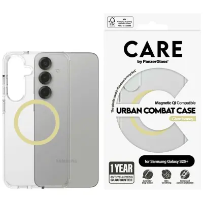 OVITEK PANZERGLASS ZA SAMSUNG GALAXY S25+ FLAGSHIP URBAN COMBAT CHARDONNAY QI