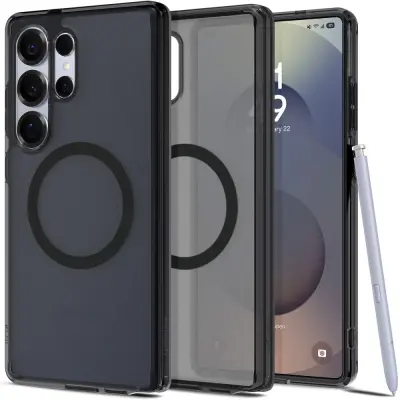 SPIGEN ULTRA HYBRID MAG MAGSAFE GALAXY S25 ULTRA FROST ČRNA