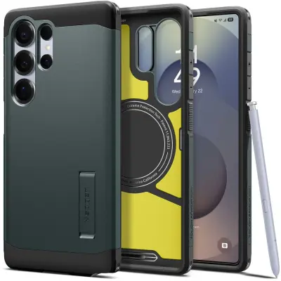 SPIGEN TOUGH ARMOR MAGSAFE GALAXY S25 ULTRA ABYSS GREEN