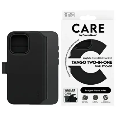 PANZERGLASS OVITEK DENARNICA TANGO 2V1 ZA IPHONE 16 PRO ZA FUNKCIJO MAGSAFE