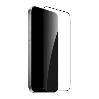 KALJENO STEKLO PURO FRAME ZA IPHONE 16 PRO MAX 9H Z OKVIRJEM IN ZAŠČITO ZA EKRAN