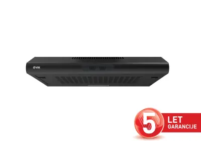 VOX kuhinjska napa TRD 60F15 BL [B, 2 hitrosti, pret: max. 200m3, črna]