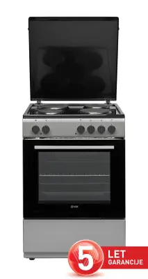 VOX električni štedilnik EHT 6125 S (4x elektrika)