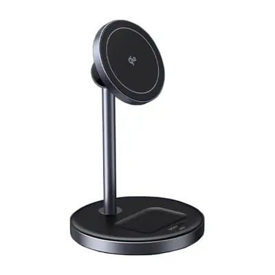 UGREEN 2-V-1 INDUKTIVNI POLNILEC ZA IPHONE AIRPODS COMPACT Z MAGNETIZMOM