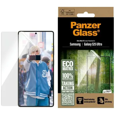 PANZERGLASS KALJENO STEKLO ECO MATRIX ULTRA-WIDE FIT ZA SAMSUNG GALAXY S25