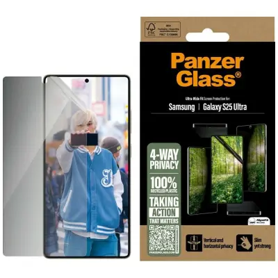 PANZERGLASS PRIVATIZING GLASS ECO MATRIX ULTRA-WIDE FIT ZA SAMSUNG GALAXY