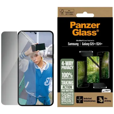 PANZERGLASS KALJENO STEKLO ZA SAMSUNG GALAXY S25+ PRIVATIZIRANJE ECO MATRIX