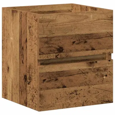 vidaXL Omarica za umivalnik Star les 41 x 38.5 x 45 cm Konstruiran les