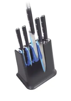 5-delni set nožev TEFAL EverSharp, blok za nože z vgrajenim brusilnikom (K297S644)