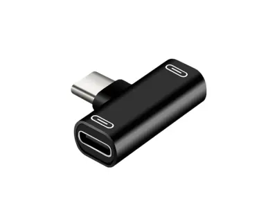 Eko, Dvojni razdelilni adapter USB Type-C na USB Type-C, Črna