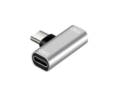 Eko, Dvojni razdelilni adapter USB Type-C na USB Type-C, Srebrna