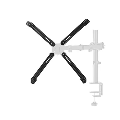 Nedis, Adapter za podporno roko VESA za 13- do 27-palčni monitor, Črna