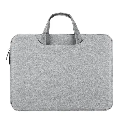 Dux Ducis, Torba za MacBook Pro 15 / 16" z zadrgo vodoodporna z ročajem, Svetlo siva