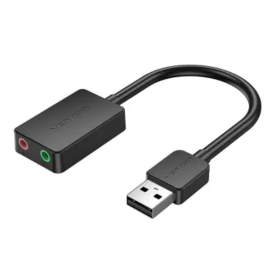 ZUNANJA ZVOČNA KARTICA USB 2.0 TRS VENTION CDYB0 2-PORT 0,15 M