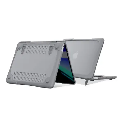 Macbook Pro 16 2019 torbica s popolno zaščito Rigid Contour Silicone - siva