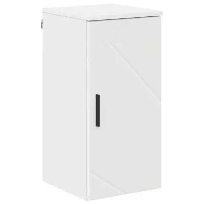 vidaXL Kopalniška omarica Bela 30 x 31,5 x 61 cm Konstruiran les