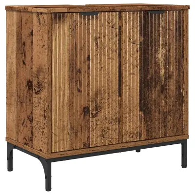 vidaXL Kopalniška omara za umivalnik Star les 60.5 x 33.5 x 61 cm