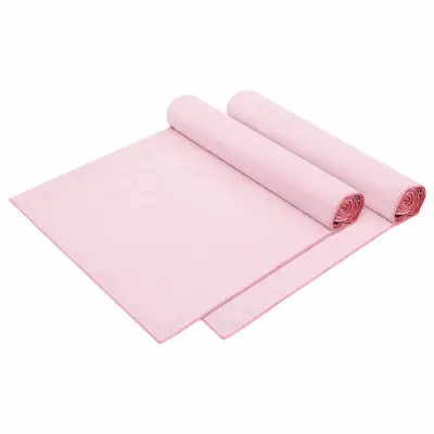 vidaXL Brisače za ležalnik 2 pcs Roza 210 x 75 cm