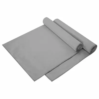 vidaXL Športne brisače 2 pcs Temno siva 140 x 70 cm