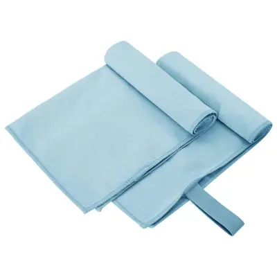 vidaXL Športne brisače 2 pcs Modra 50 x 30 cm Poliester in poliamid