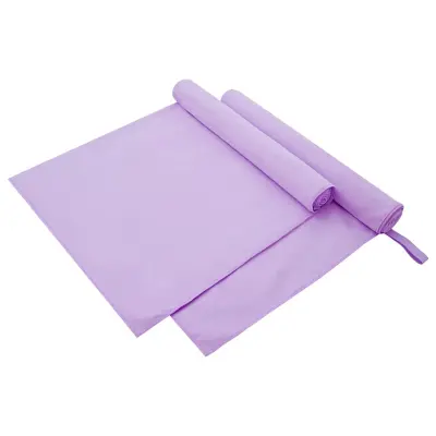 vidaXL Športne brisače 2 pcs Vijolična 180 x 90 cm