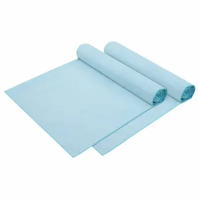 vidaXL Brisače za ležalnik 2 pcs Modra 210 x 75 cm