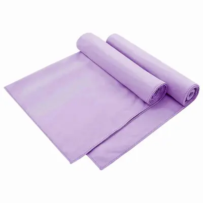 vidaXL Zunanje brisače za stole 2 pcs Vijolična 130 x 60 cm