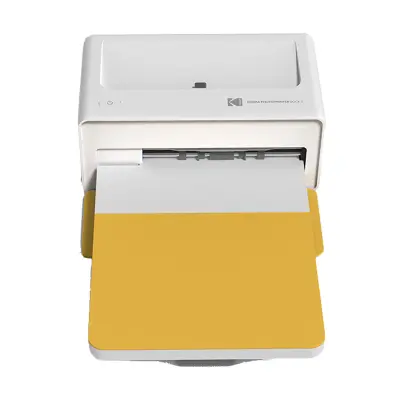 Kodak, Tiskalnik z dokom PD460 s povezavo WiFi/Bluetooth Tiskalnik za takojšnje fotografiranje, Rumena