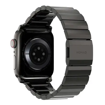 Nomad, Paš?ek V2 za Apple Watch 1-9 in SE 42-44-45 mm, Temno siva