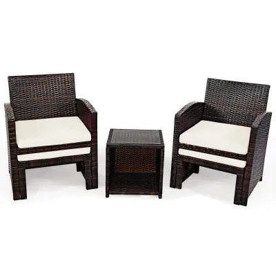 5-delni set vrtnega pohištva iz ratana