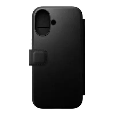 Nomad, MagSafe ohišje za iPhone 16 Folio Modern Leather Card Case Anti-scratch, Črna