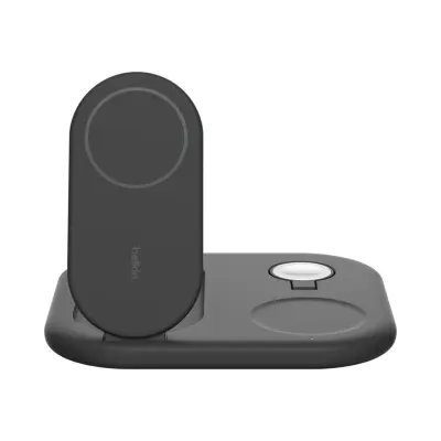 Belkin, MagSafe Qi2 15W izvlečna polnilna postaja iPhone / AirPods / Apple Watch, Črna