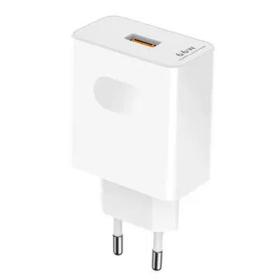 Honor, USB polnilnik 66W za pametne telefone in tablice, originalni Honor SuperCharge Ultra hiter, Bela