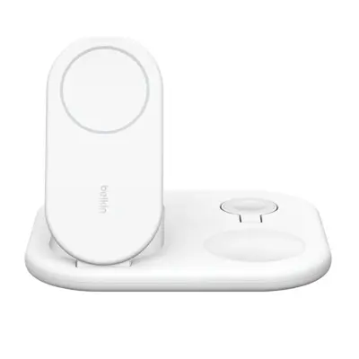 Belkin, MagSafe Qi2 15W izvlečna polnilna postaja iPhone / AirPods / Apple Watch, Bela