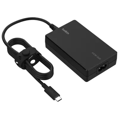 Belkin, Omrežni polnilec GaN USB-C 100W, Črna
