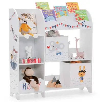 Organizator v omari za igrače in knjige 93 x 30 x 102 cm