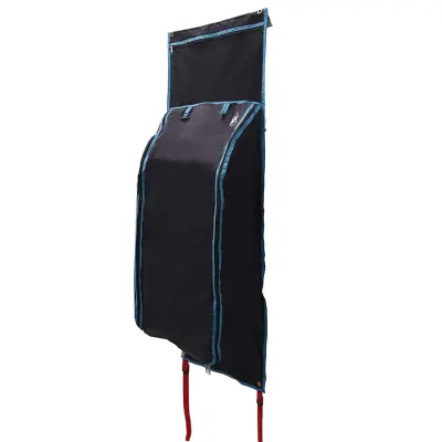 vidaXL Shranjevalna torba Črna in modra 140 x 40 cm oxford
